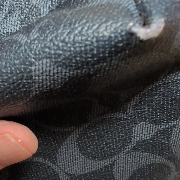 Coach Sig. Varsity Blue Leather Crossbody Bag - Picture 7 of 7